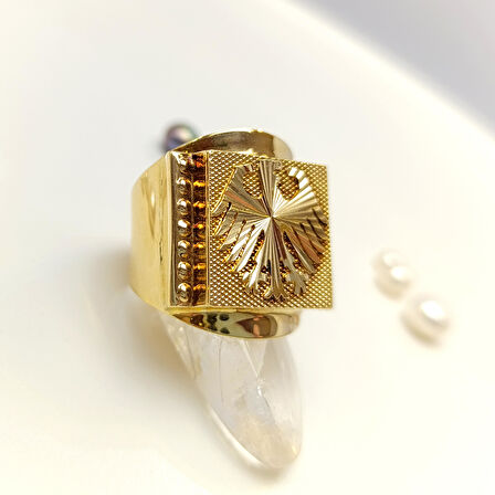 Kartal Yüzük 14 Ayar Altın HD VİDEOLU