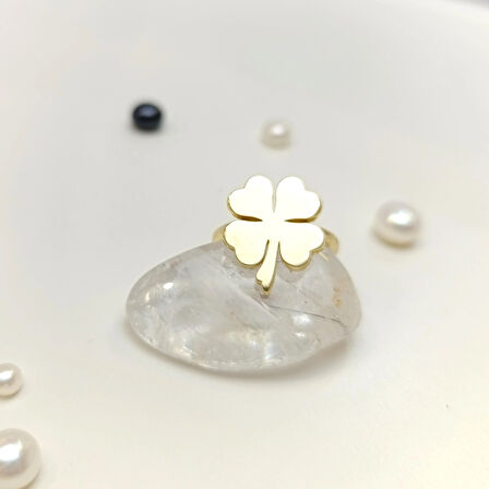 Yonca Yüzük 14 Ayar Altın HD VİDEOLU