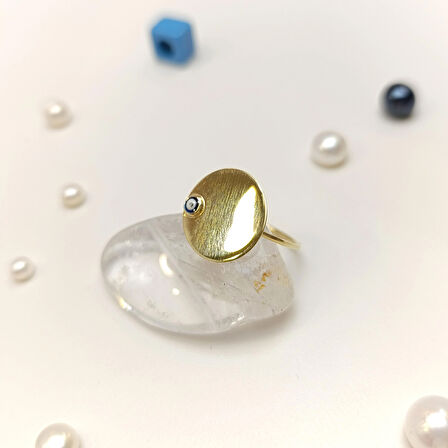 Levha Yüzük 14 Ayar Altın HD VİDEOLU