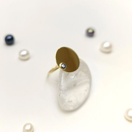 Levha Yüzük 14 Ayar Altın HD VİDEOLU