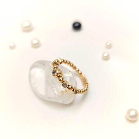 Dorika Toplu Yüzük 14 Ayar Altın HD VİDEOLU