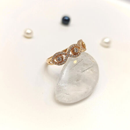 Taşlı Yüzük 14 Ayar Altın HD VİDEOLU