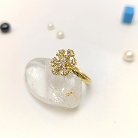 Kar Tenesi Yüzük 14 Ayar Altın HD VİDEOLU