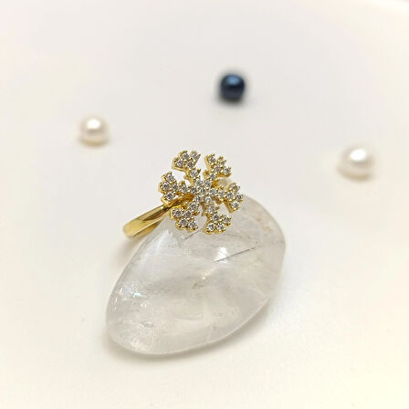 Kar Tenesi Yüzük 14 Ayar Altın HD VİDEOLU