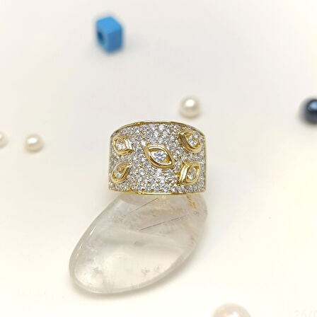 Taşlı Yüzük 14 Ayar Altın HD VİDEOLU