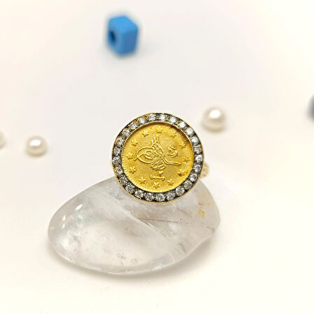 Otantik Tuğralı Yüzük 14 Ayar Altın HD VİDEOLU