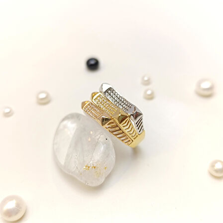 Taşlı Yüzük 14 Ayar Altın HD VİDEOLU