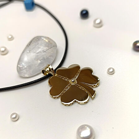 Yonca Kolye 14 Ayar Altın HD VİDEOLU