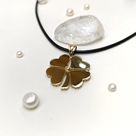 Yonca Kolye 14 Ayar Altın HD VİDEOLU