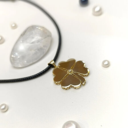 Yonca Kolye 14 Ayar Altın HD VİDEOLU