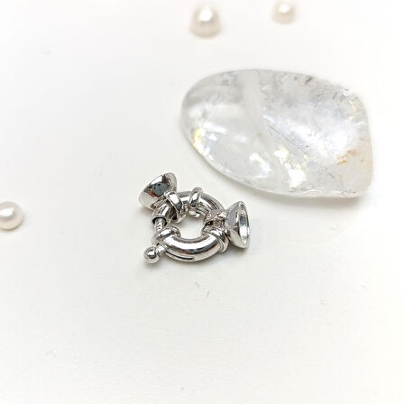 Gemici İnci ve Taş Dizmek için Kilit 925 Ayar Gümüş HD VİDEOLU