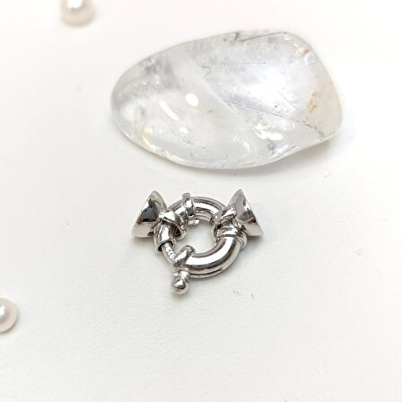 Gemici İnci ve Taş Dizmek için Kilit 925 Ayar Gümüş HD VİDEOLU