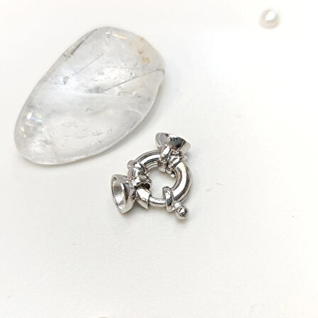 Gemici İnci ve Taş Dizmek için Kilit 925 Ayar Gümüş HD VİDEOLU