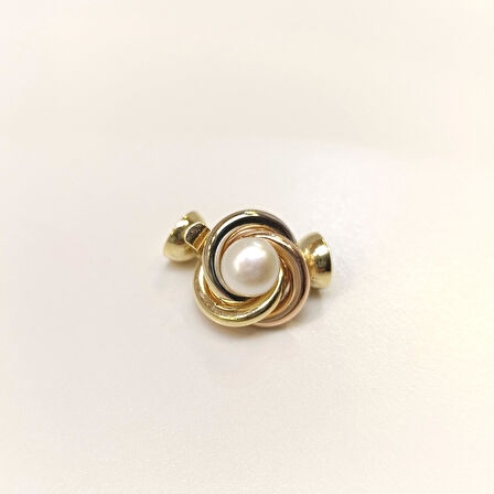 Olimpiyat İnci Kilit 14 Ayar Altın HD VİDEOLU