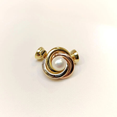 Olimpiyat İnci Kilit 14 Ayar Altın HD VİDEOLU