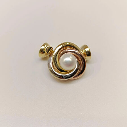 Olimpiyat İnci Kilit 14 Ayar Altın HD VİDEOLU