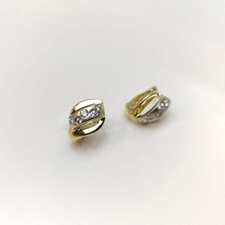 Küpe 14 Ayar Altın HD VİDEOLU