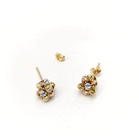 Dorika Toplu Küpe 14 Ayar Altın HD VİDEOLU