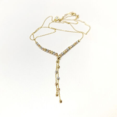 Dorika Toplu Kolye 14 Ayar Altın HD VİDEOLU