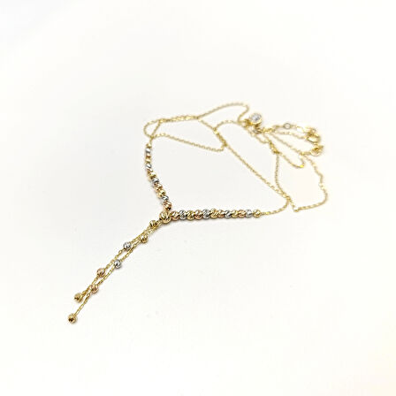 Dorika Toplu Kolye 14 Ayar Altın HD VİDEOLU