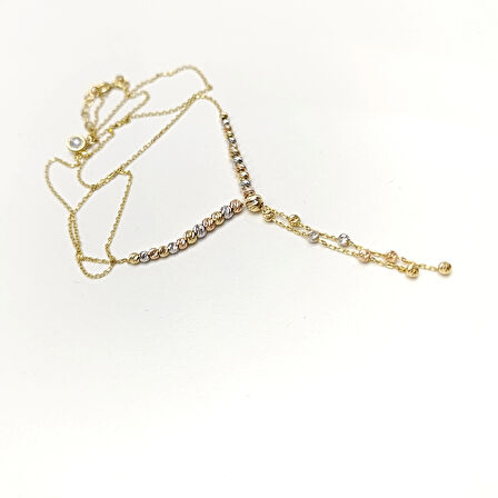 Dorika Toplu Kolye 14 Ayar Altın HD VİDEOLU