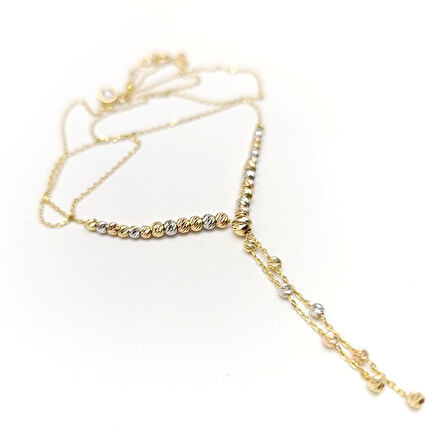 Dorika Toplu Kolye 14 Ayar Altın HD VİDEOLU