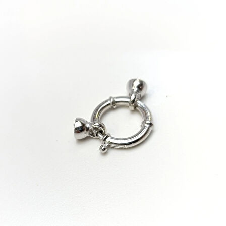 21mm Gemici İnci ve Taş Dizmek için Kilit 925 Ayar Gümüş HD VİDEOLU