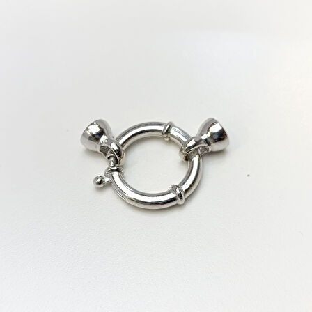 21mm Gemici İnci ve Taş Dizmek için Kilit 925 Ayar Gümüş HD VİDEOLU