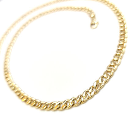 59cm Gurmat Zincir Kolye 14 Ayar Altın HD VİDEOLU