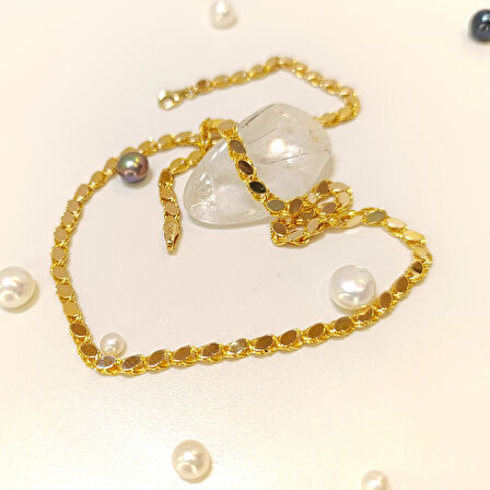 55cm 3.7mm Pullu Zincir 14 Ayar Altın  HD VİDEOLU