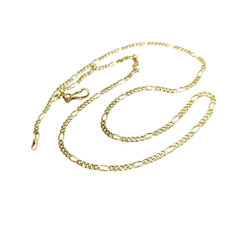 53cm 2.8mm Figaro Zincir 14 Ayar Altın HD VİDEOLU