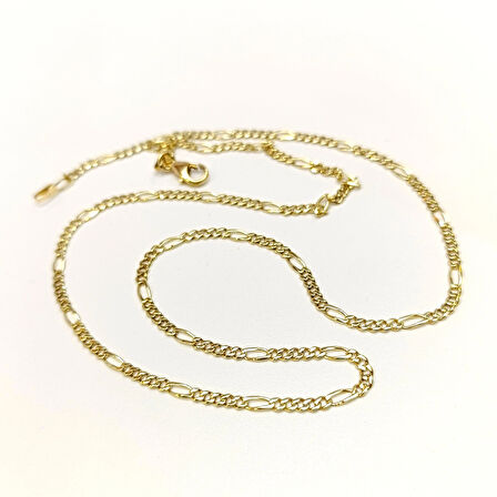 53cm 2.8mm Figaro Zincir 14 Ayar Altın HD VİDEOLU