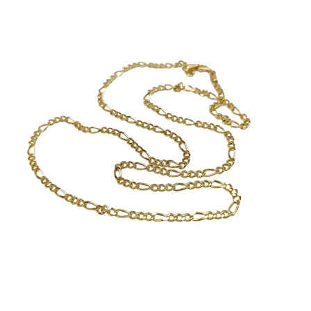 60cm 3.1mm Figaro Zincir 14 Ayar Altın HD VİDEOLU