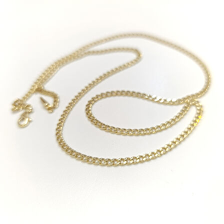 55cm 2.8mm Gurmet Zincir 14 Ayar Altın HD VİDEOLU