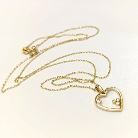 Kalpli Kolye 14 Ayar Altın HD VİDEOLU