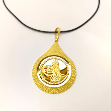 Tuğralı Kolye 14 Ayar Altın HD VİDEOLU