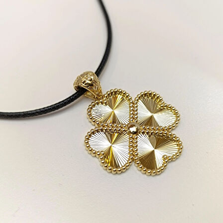 Yonca Kolye 14 Ayar Altın HD VİDEOLU