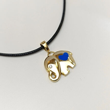 Mineli Fil Kolye 14 Ayar Altın HD VİDEOLU