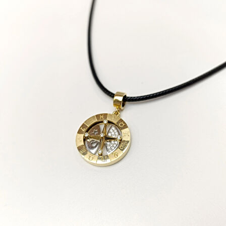 Pusula Kolye 14 Ayar Altın HD VİDEOLU