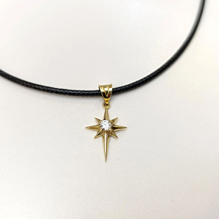 Kuzey Yıldızı Kolye 14 Ayar Altın HD VİDEOLU