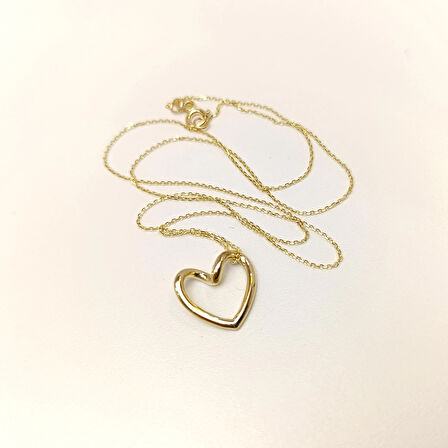 Kalpli Kolye 14 Ayar Altın  HD VİDEOLU