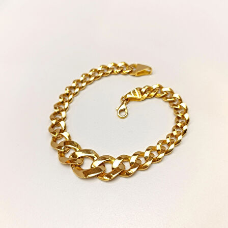 13.2mm Gurmet Bileklik Künye 22 Ayar Altın HD VİDEOLU