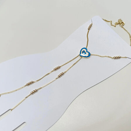 Şahmeran Kalpli Toplu Bileklik Künye 14 Ayar Altın HD VİDEOLU