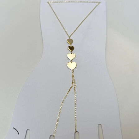 Şahmeran Kalpli Bileklik Künye 14 Ayar Altın HD VİDEOLU