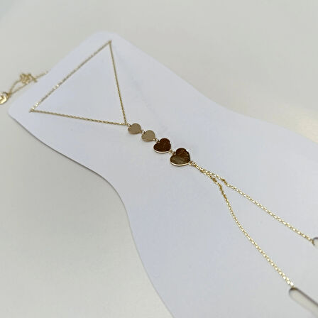 Şahmeran Kalpli Bileklik Künye 14 Ayar Altın HD VİDEOLU