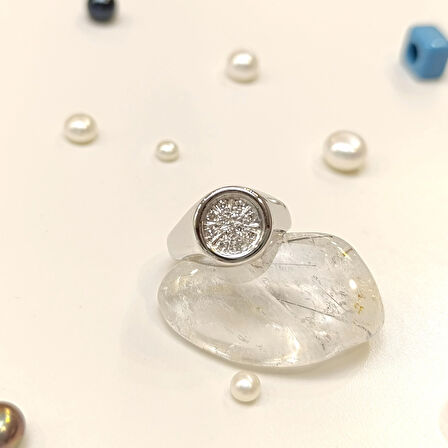 Pırlanta Şovalye Yüzük 14 Ayar Altın HD VİDEOLU