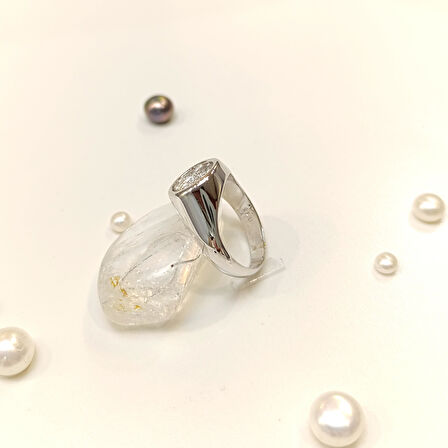 Pırlanta Şovalye Yüzük 14 Ayar Altın HD VİDEOLU