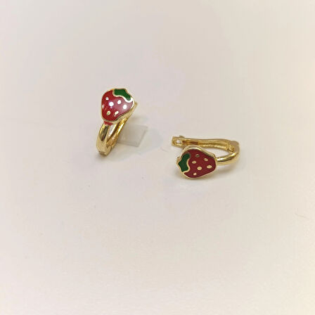 Bebek Küpe 14 Ayar Altın HD VİDEOLU