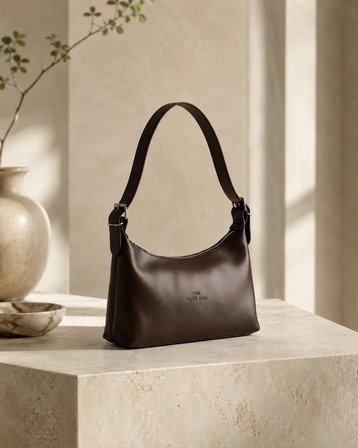 Livia Tote Bag Kadın Omuz Çantası – Acı Kahve