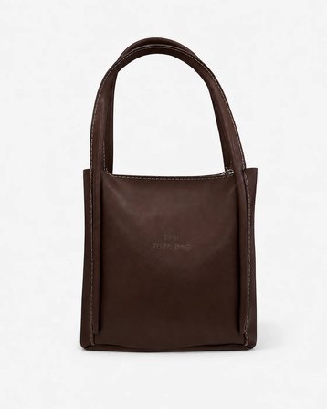 Elara Tote Bag Acı Kahve Kadın Omuz ve El Çantası